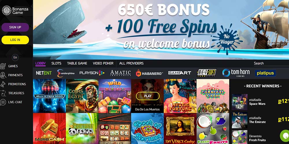 Bonanza Game Casino - Twoje Centrum Rozrywki Online